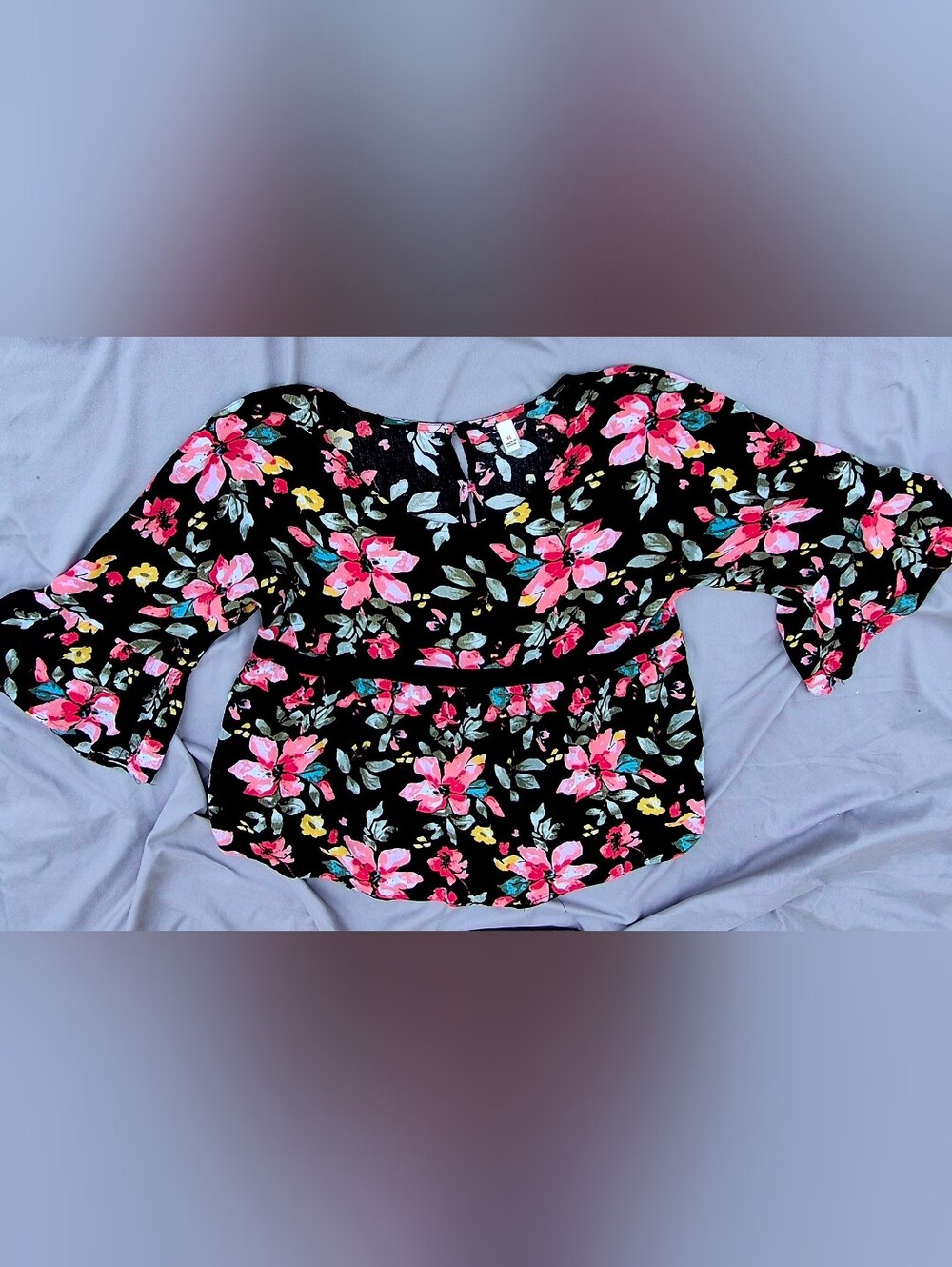Babydoll Floral Blouse